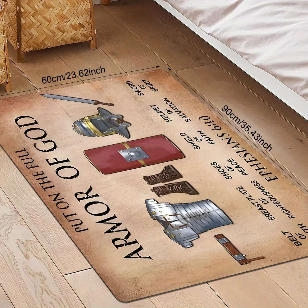 1Pc 20x31inch 50x80cm Floor Mat