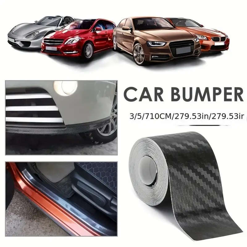Carbon Fiber Car Door Trim Stickers Multifunctional Waterproof And Scratch-Resistant