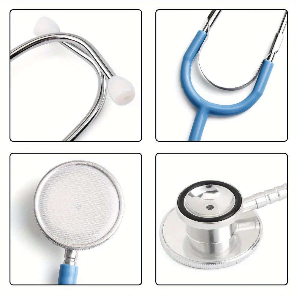 1pc Portable Dual Head Stethoscope-EU Professional Cardiology Medical Stethoscope Medical Equipment