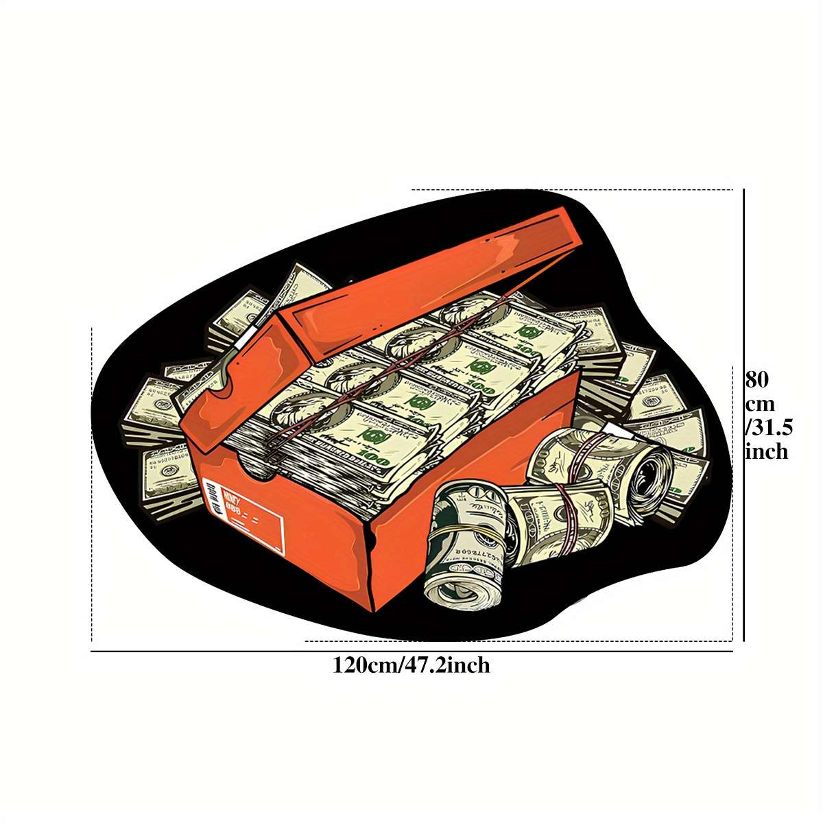 1Pc 50x80cm Floor Mat