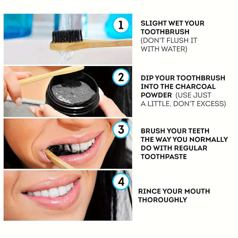 Activated Charcoal Teeth Whitening Powder