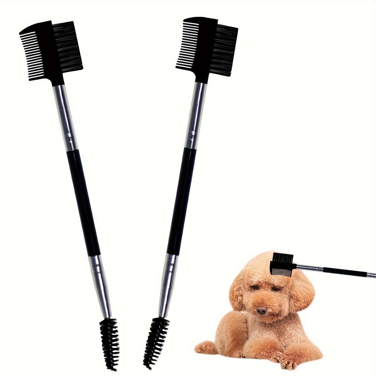 2pcS Black Pet Comb