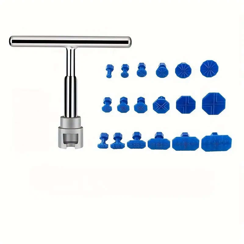 Car Dent Repair Puller with 18pcs Plastic Glue Tabs