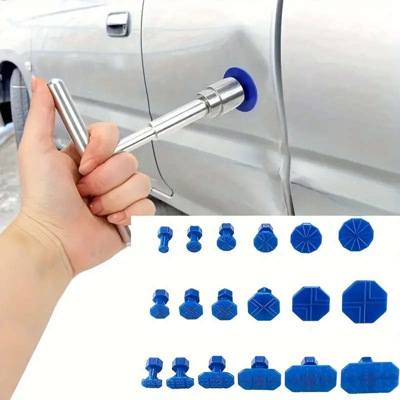 Car Dent Repair Puller with 18pcs Plastic Glue Tabs