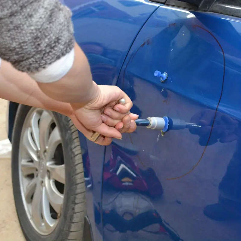 Car Dent Repair Puller with 18pcs Plastic Glue Tabs