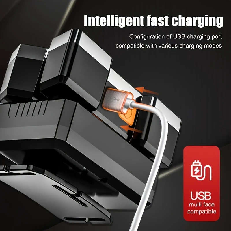 Very Bright FIVE LED Rechargeable Headlamp with Adjustable Headband