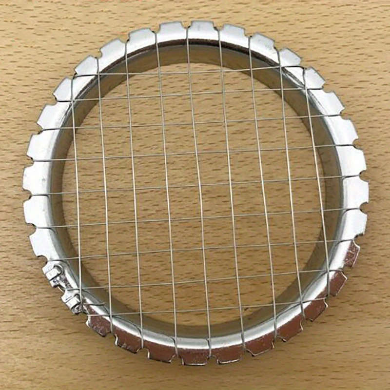 1Pc Premium Stainless Steel Egg Vegetable Slicer Durable Kitchen Chopper For Salads