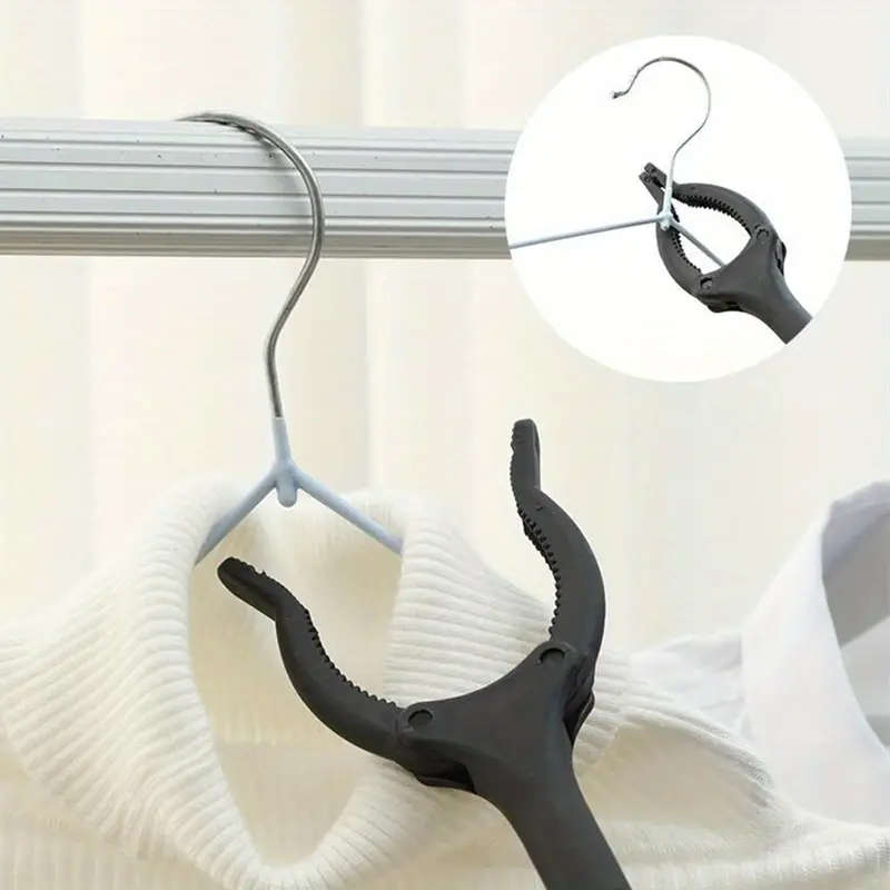 1Pc Long-Handled Iron Rod Garbage Pick-Up Clip