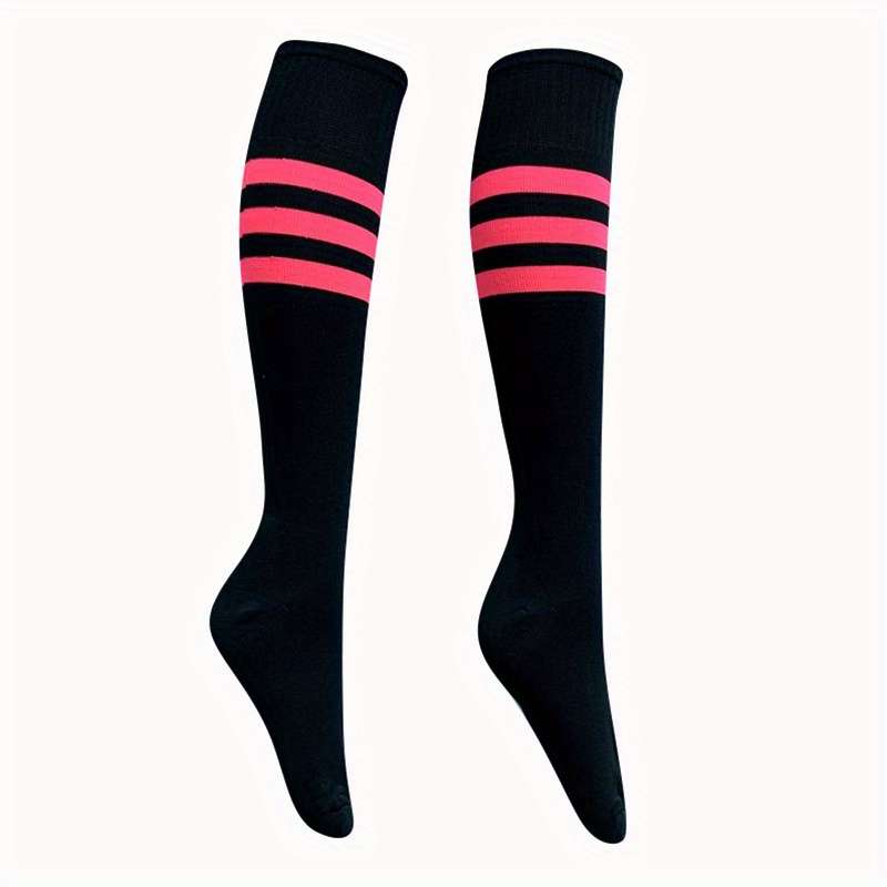 1 Pair Black Pink Edge One Pair One Size Socks