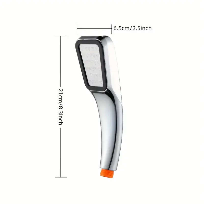 3Pcs Bathroom Shower Head Water Saving Rainfall