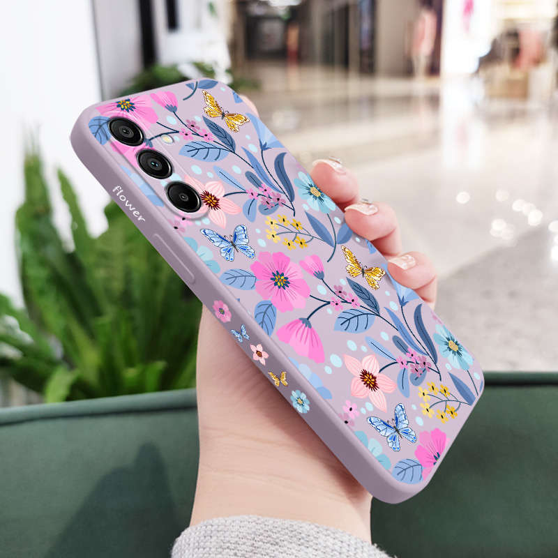 1pc Light Purple For Samsung Galaxy A54 5G Phone Cases