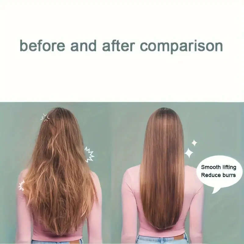 Ergonomic Detangling Hair Comb with Magic Handle COLOR PURPLE