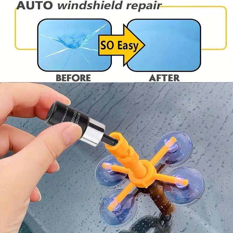 Windshield Repair Kit Car Window Glass Scratch Crack Restore