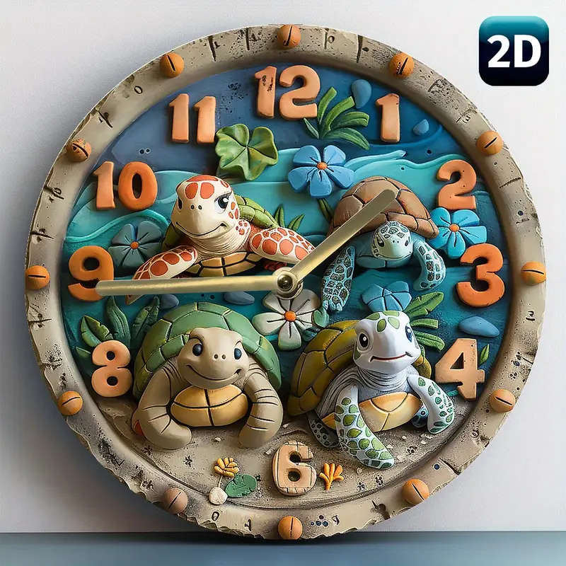1 Piece 8 Inch Silent Wall Clock