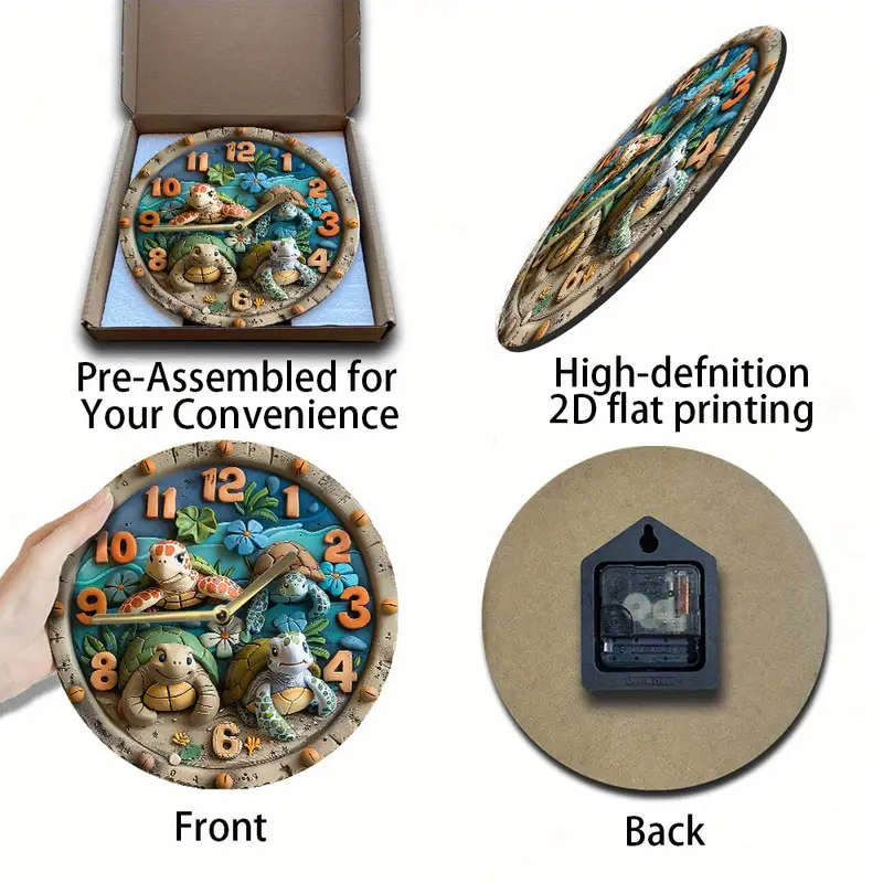 1 Piece 8 Inch Silent Wall Clock