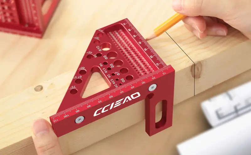 Aluminum Woodworking Square Scriber