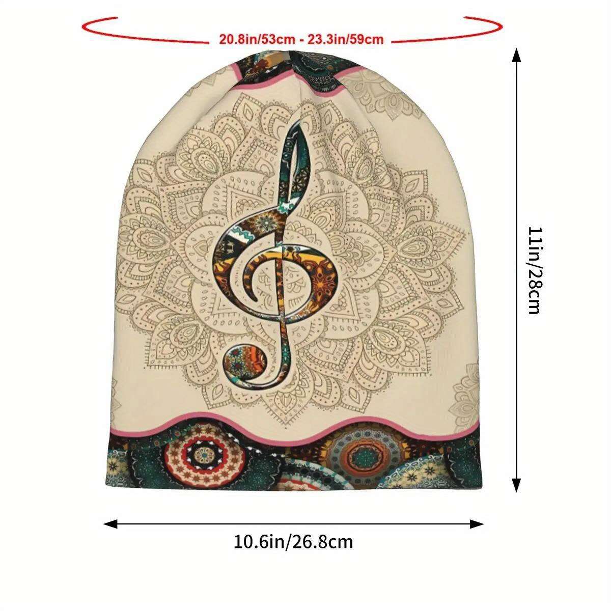 Hat One Size Style Music Vintage Mandala