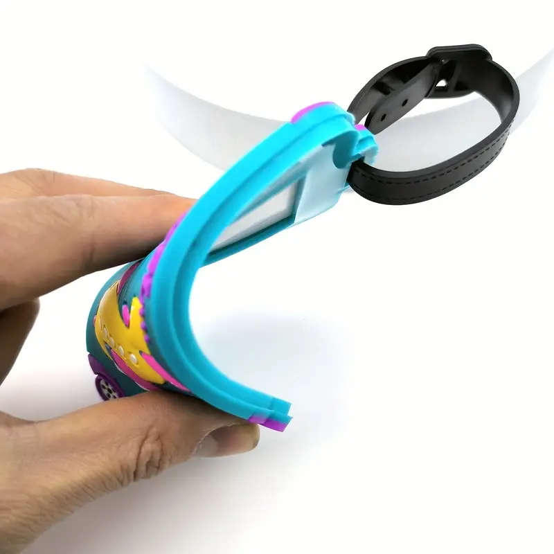 1 x Silicone Luggage Tag With Airplane Design