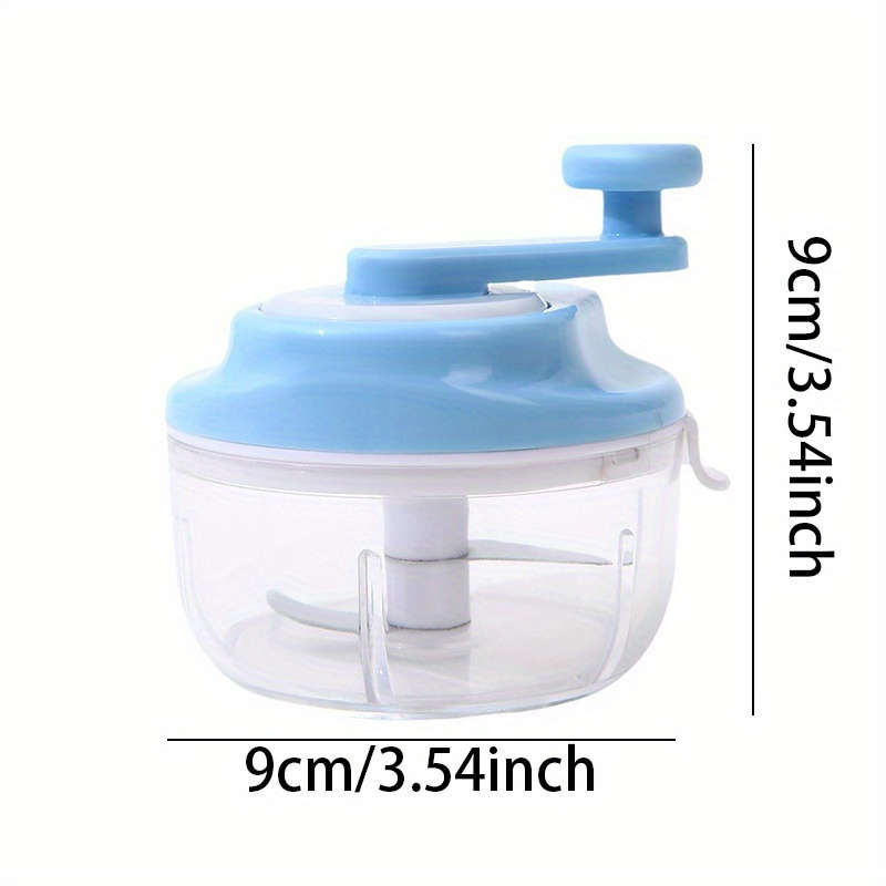 1pc Kitchencraft Multifunctional Manual Garlic Grinder Uncharged Plastic Seasoning Mixer with