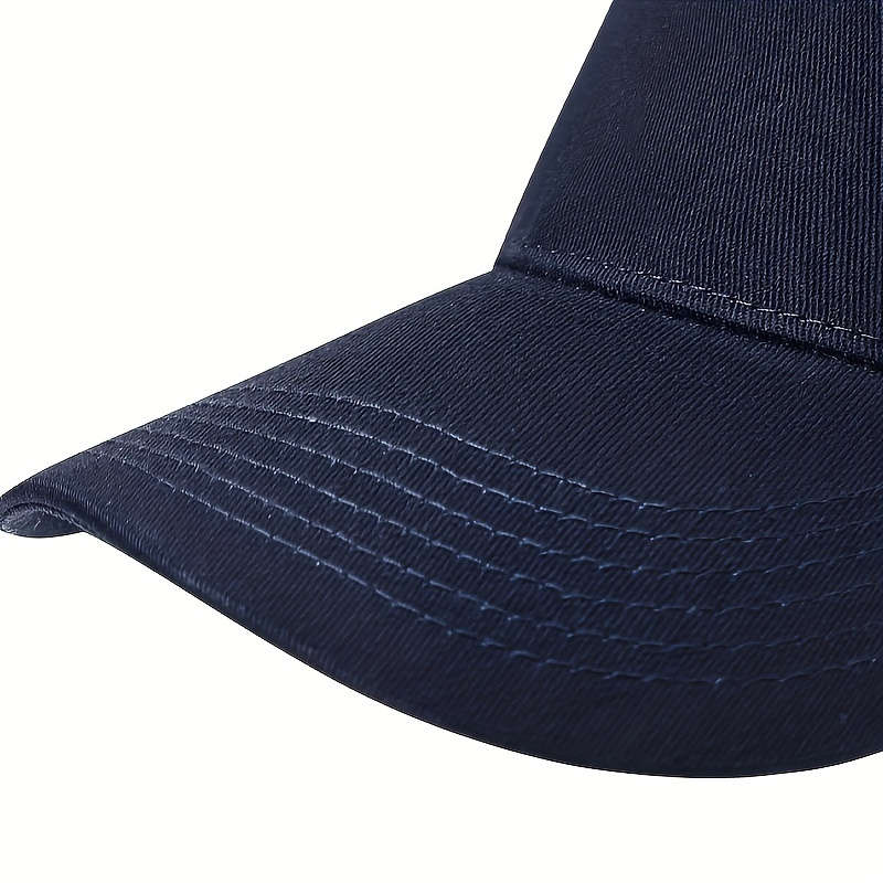 1pc Fashionable Cotton-Polyester Blend Black Teddy Bear Baseball Cap Casual Adjustable Hat Woven