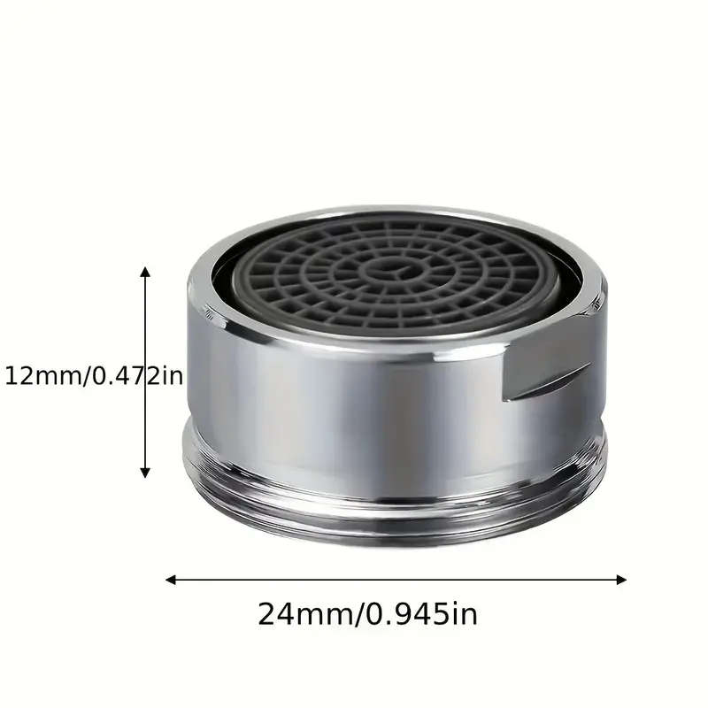 4pcs Stainless Steel Faucet Aerators Water Saving Kitchen and Bathroom Tap Filter Nozzles Universal