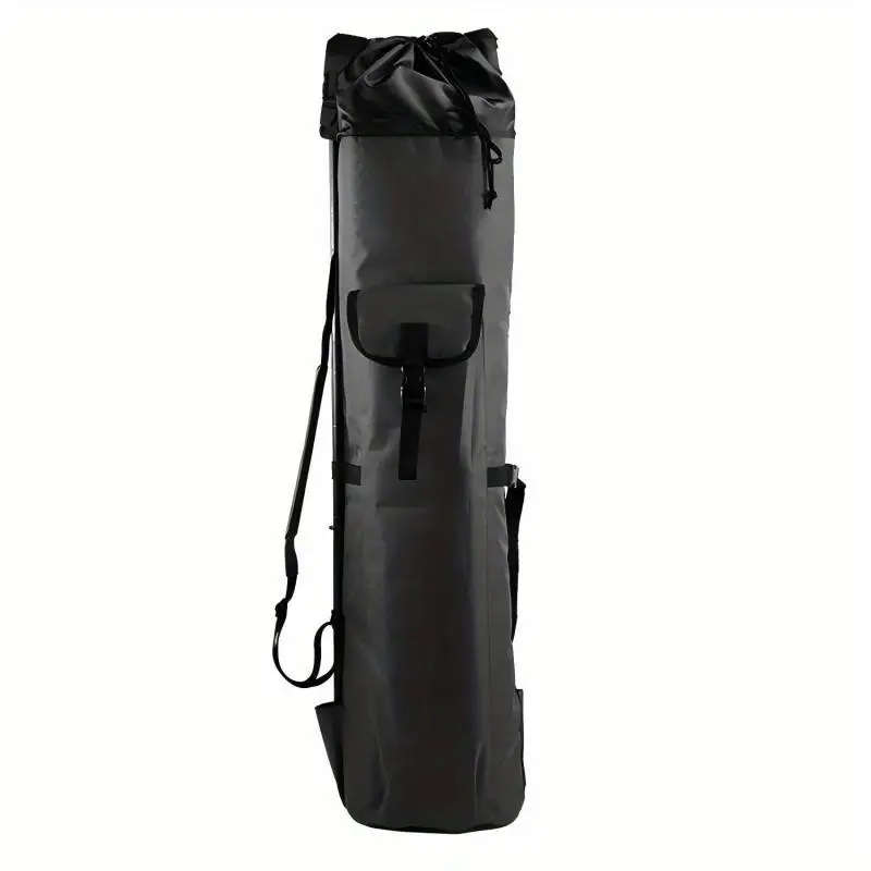1pc Durable Multi-Functional Fishing Rod Bag Large Capacity Water-Resistant Oxford Fabric Ideal for