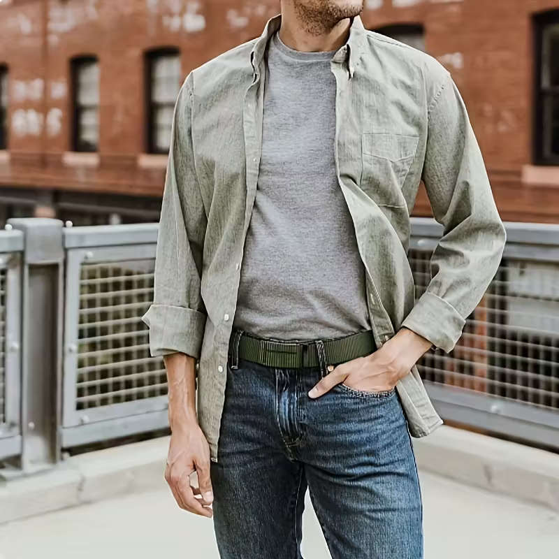 Durable Men's Canvas Belt