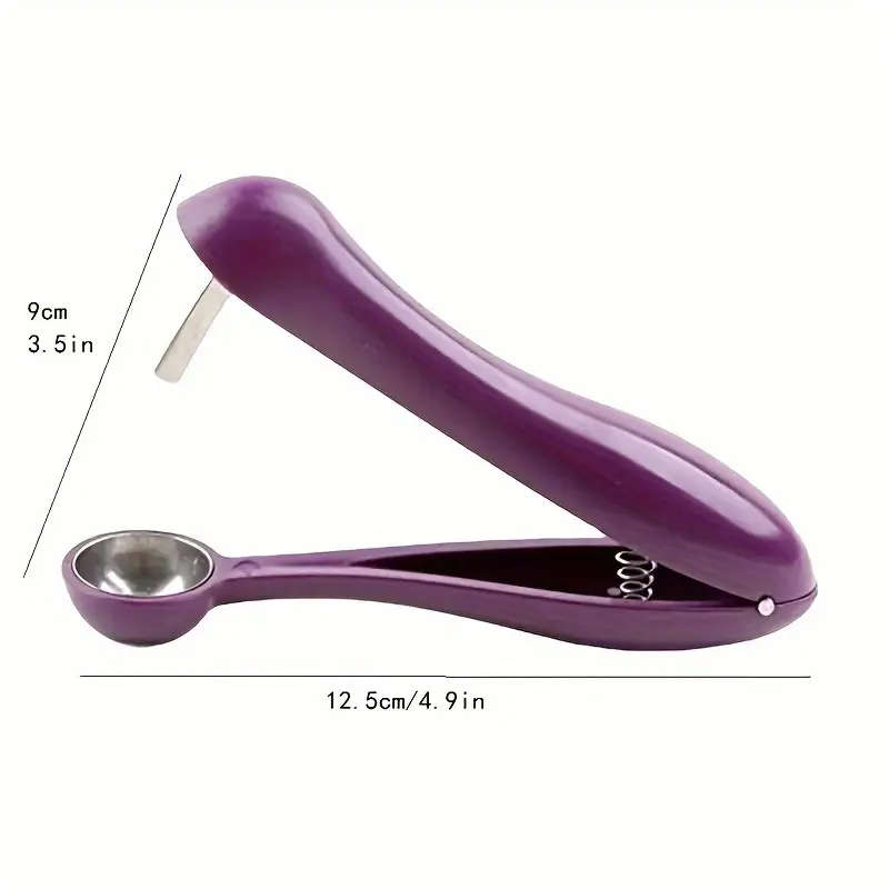 1pc Plastic Cherry Pitter Tool Quick and Easy Pitting Comfortable Grip Ideal for Cherry Recipes and