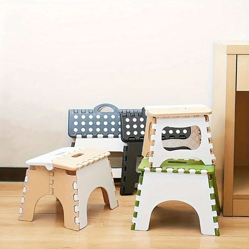 1pc Non-Electric Compact Folding Stool Portable Space-Saving Design for Home Outdoor Use Ideal