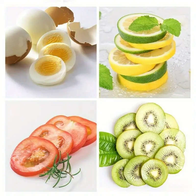 1pc Multi-Function Plastic Fruit and Veggie Slicer Kitchen Tongs and Divider for Tomatoes Strawberri