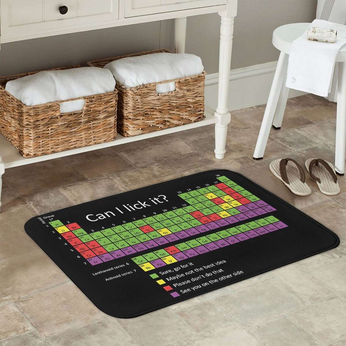 1Pc 40x60cm Art Floor Mat