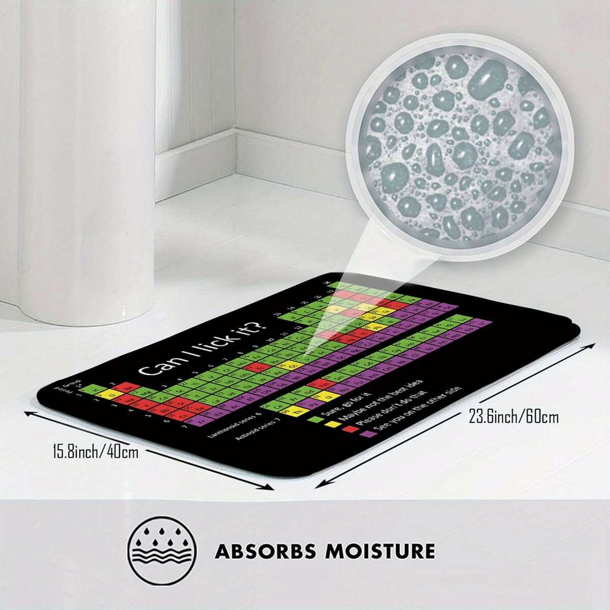 1Pc 40x60cm Art Floor Mat