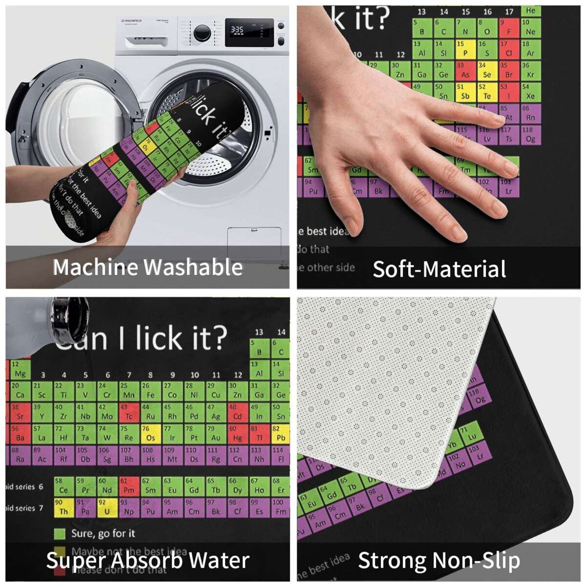 1Pc 40x60cm Art Floor Mat