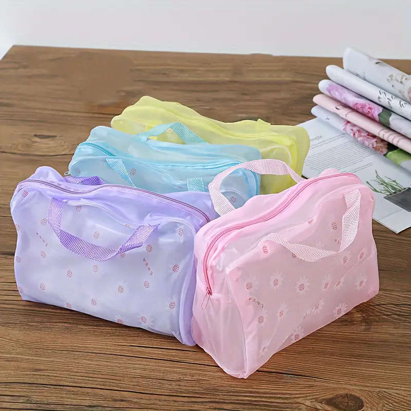 x5pcs Lightweight Travel Makeup Bags