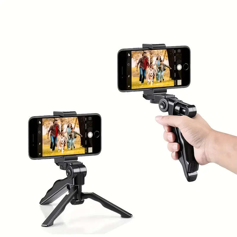 360-Degree Rotating Anti-Shake Smartphone Tripod Mount