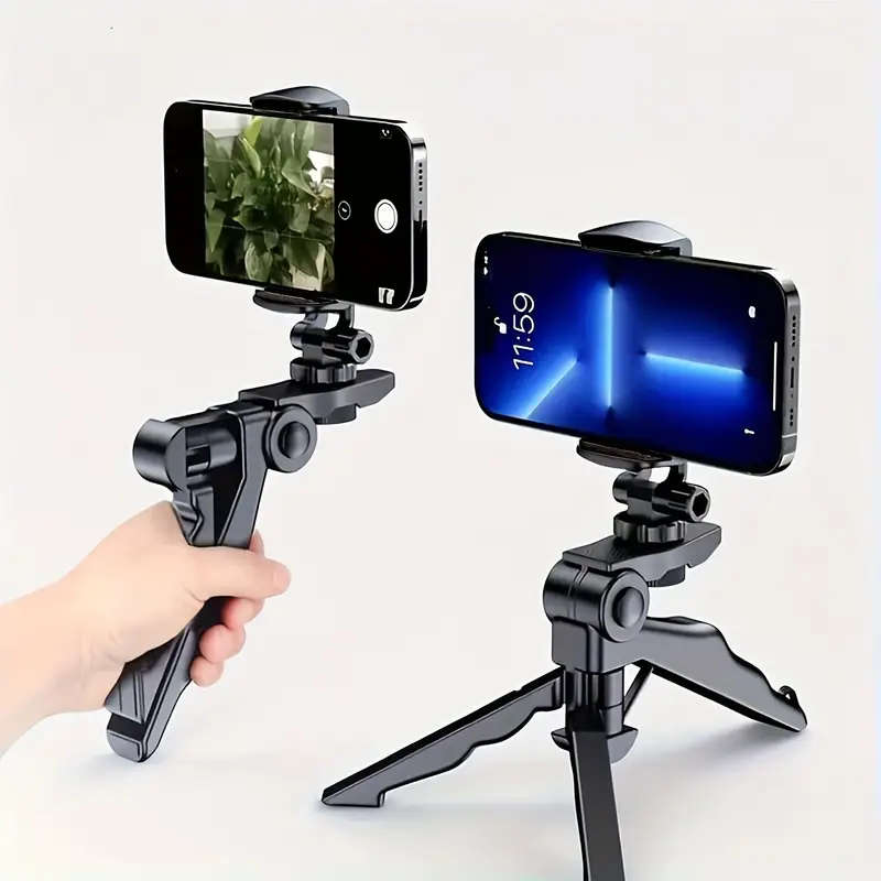 360-Degree Rotating Anti-Shake Smartphone Tripod Mount