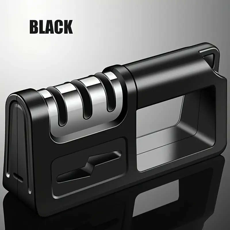 4in1 Diamond Kitchen Sharpener Quick Multifunctional Manual Tool for Knives Scissors Lightweight 304