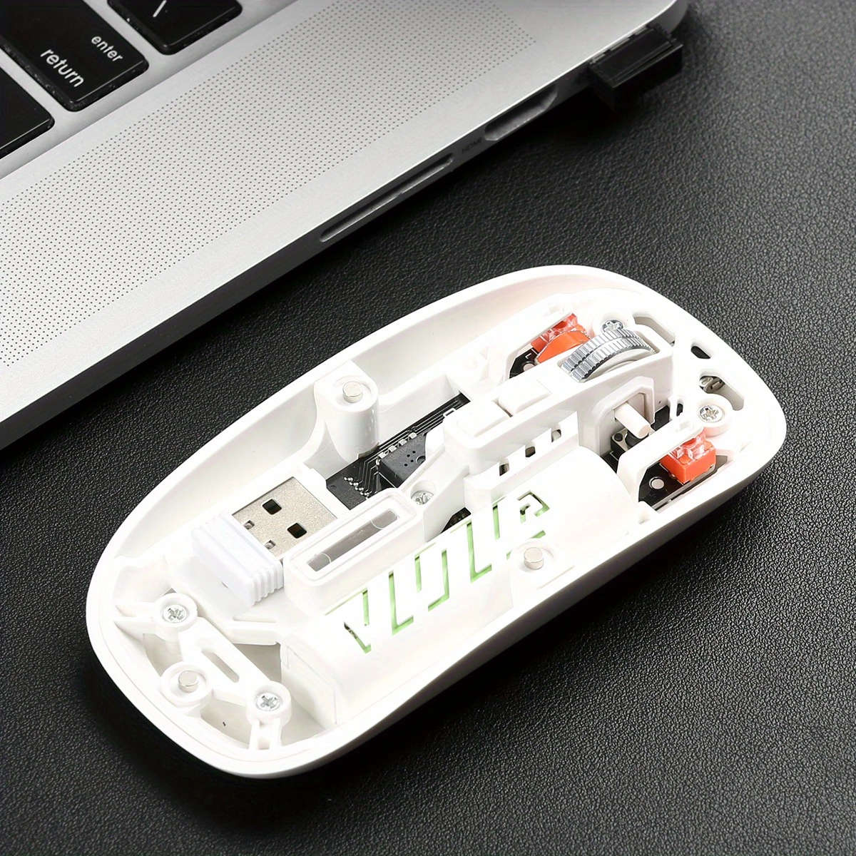 Ergonomic Transparent Wireless Mouse