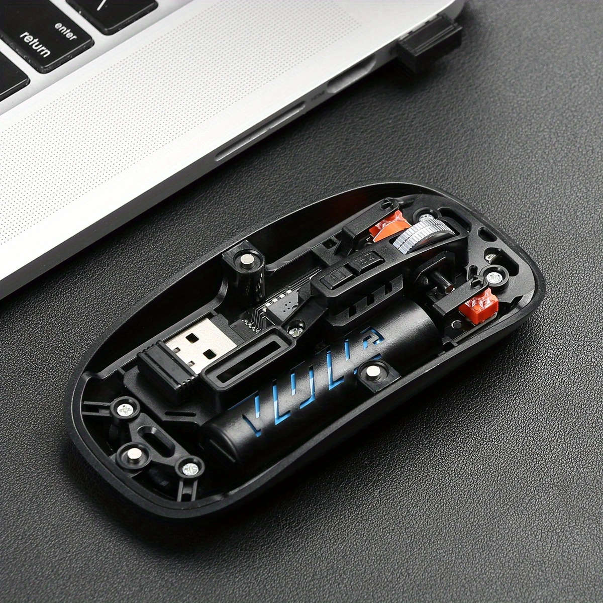 Ergonomic Transparent Wireless Mouse