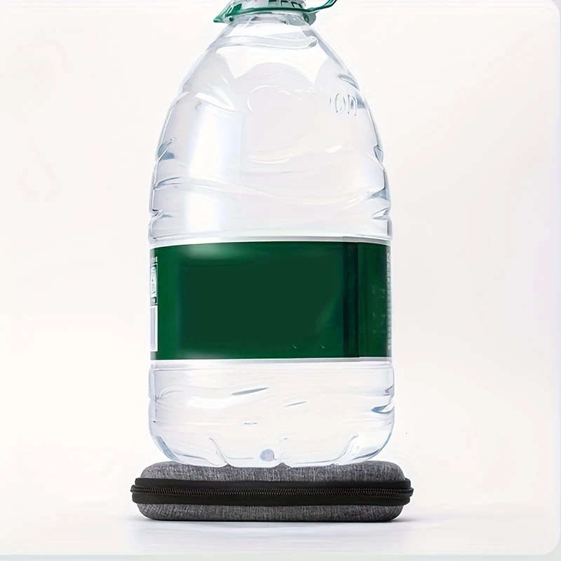 1pc Vintage-Inspired EVA Hard Shell Razor Case Portable Durable Water-Resistant Easy to Clean Gray