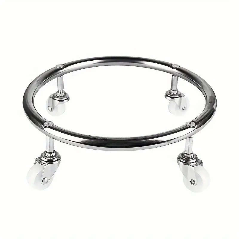 Durable Stainless Steel Gas Cylinder Cart with Wheels