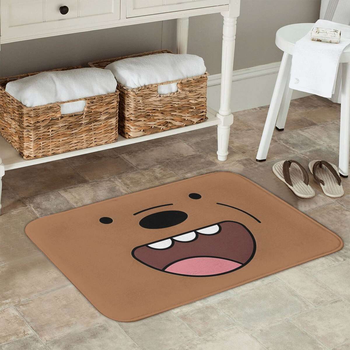 1Pc Art 50x80cm Floor Mat