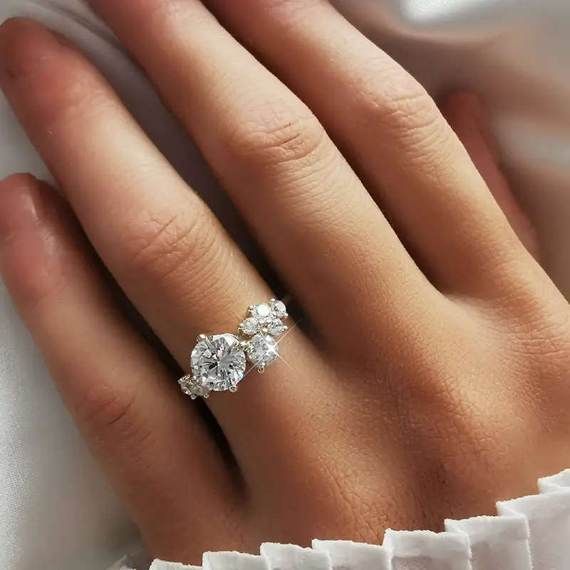 14K Gold Plated Cubic Zirconia Ring