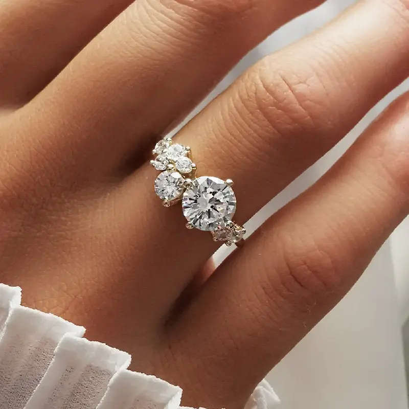 14K Gold Plated Cubic Zirconia Ring