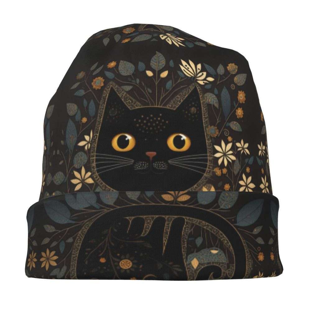 Hat Cute Black Cat Folk
