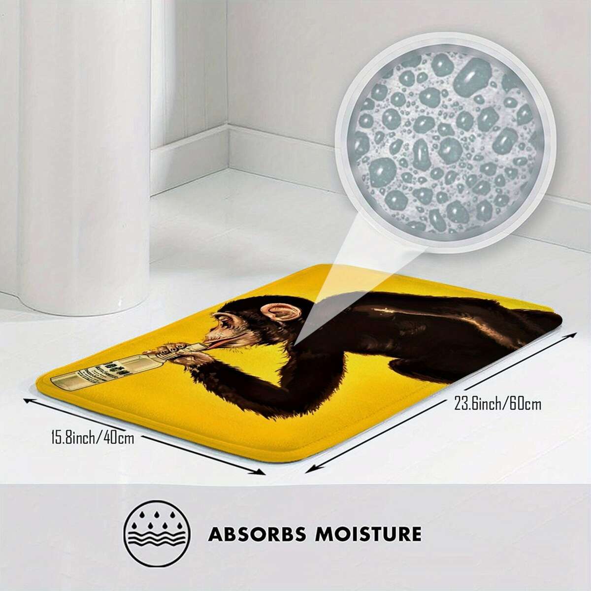 1Pc 40x60cmArt Floor Mat