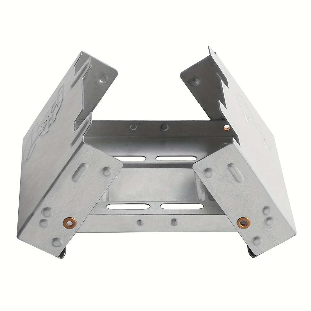 1Pc German Folding Stove Solid Alcohol Fuel Portable Camping Grill Iron Outdoor Cooker With No Ignit