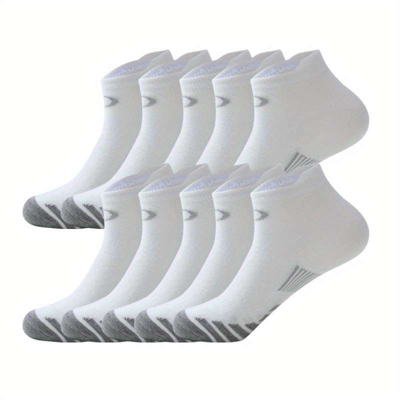 10 Pairs Dark Gray One Size High Elastic Socks