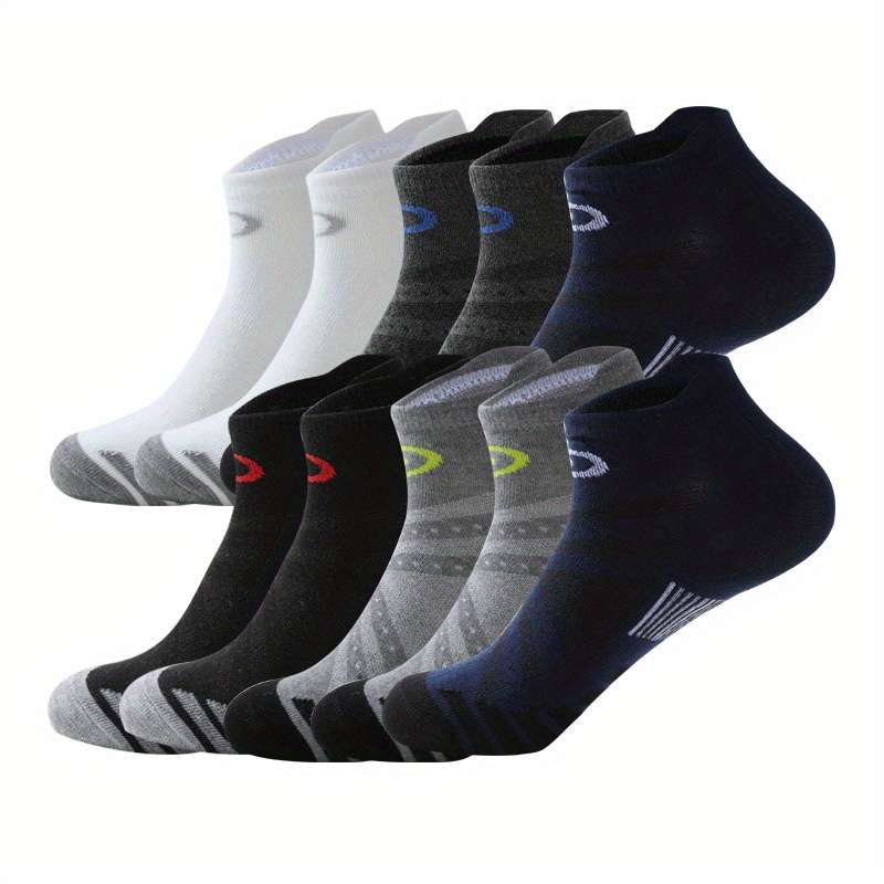 10 Pairs Dark Gray One Size High Elastic Socks