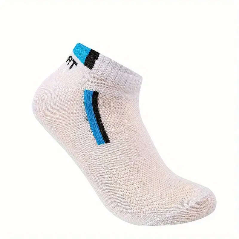 10 Pairs Athletic Socks Breathable Mesh Socks